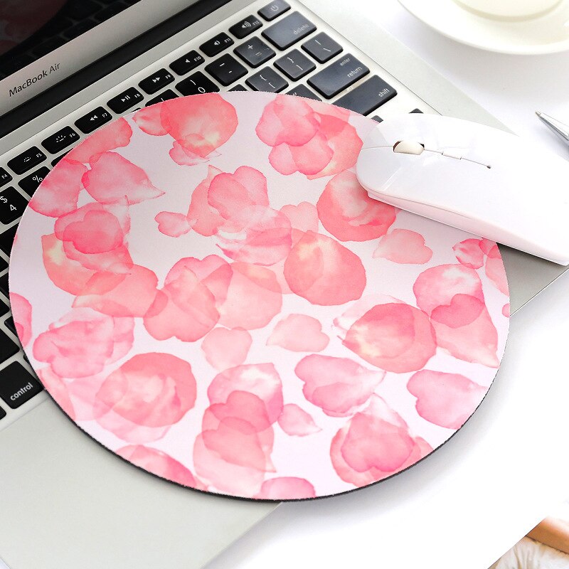 1pc lindo Flamingo flor escritorio Mat Papeleria Kawaii alfobrilla de ratón ordenador de la montaña rusa Mat Oficina de Set de escritorio accesorios