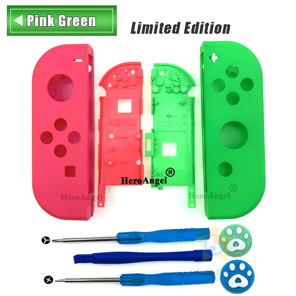 For Joy-con Shell for Nintendo Switch NS JoyCon Controller Replacement Housing Shell Right Left Case With Tools