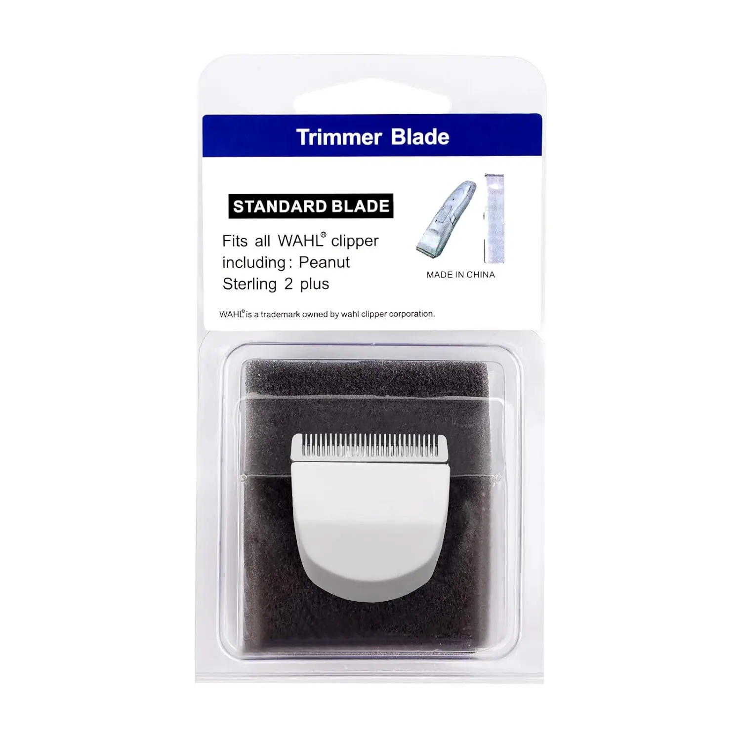 Professioneel Peanut Snap On Clipper Trimmer Blade (wit) voor Wahl Peanuts (wit) haartrimmers - Model 2068-300