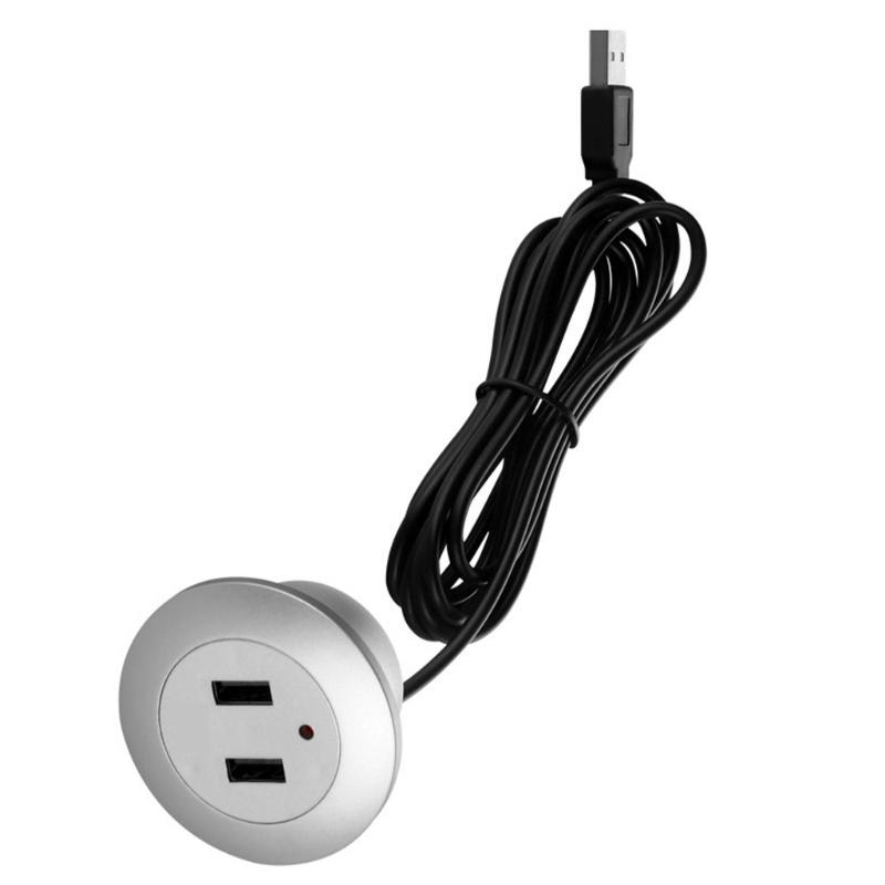 Extension Cord Mobile Table Sofa Fast Charging Embedded Desktop USB