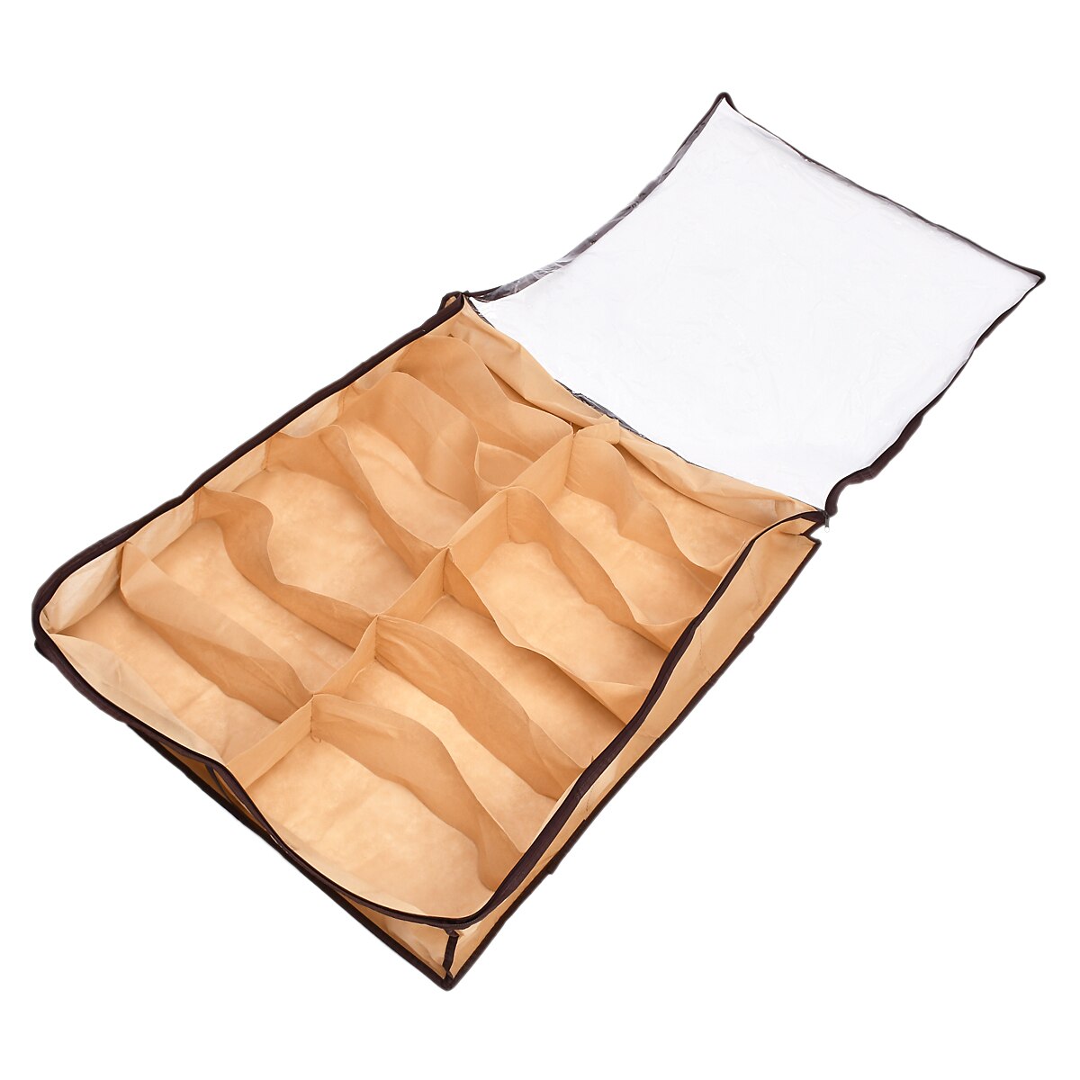 Shoes Organizer Holder Bedroom Under Bed Closet Shoes Storage Box 12 Cells for Shoes Strong Durable High 2022 Home: Default Title