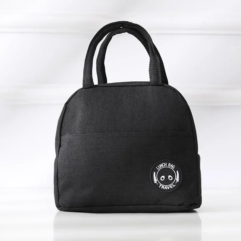 Ins Fashion Tote Lunchbox torba termiczna kobiety mężczyźni Bento do przechowywania izolowana torba na Lunch przenośna lodówka torby izolacyjne piknikowe torebka: Jasne