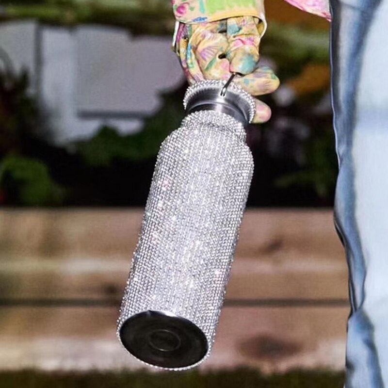 Ketel Clutch Fles Vacuüm Cup Avondtassen Rhinestone Purse Met Diamanten Blingbling Koppelingen