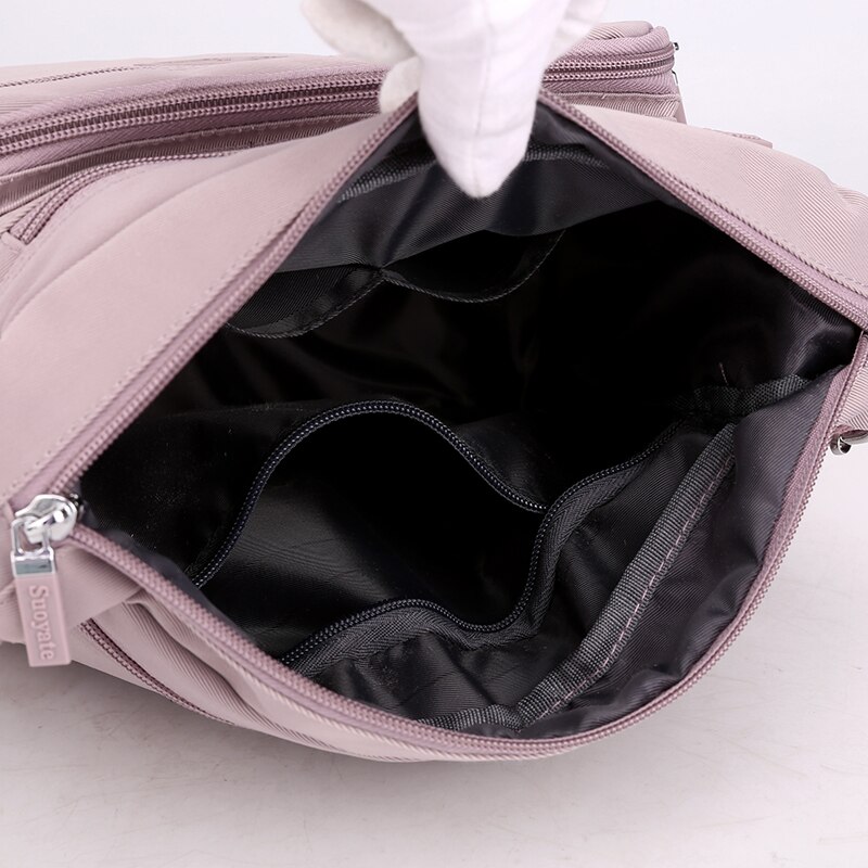 Heißer frauen Schulter tasche Weiblichen Crossbody-tasche Einfache Reise Handtasche Nylon wasserdicht lässig Damen Umhängetasche