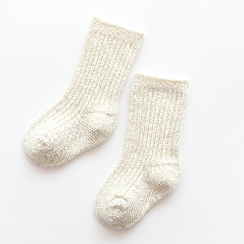 Épaissir bébé enfants chaussettes automne hiver coton rayé chaussettes enfant en bas âge garçon filles plancher chaussettes enfants vêtements accessoires: A