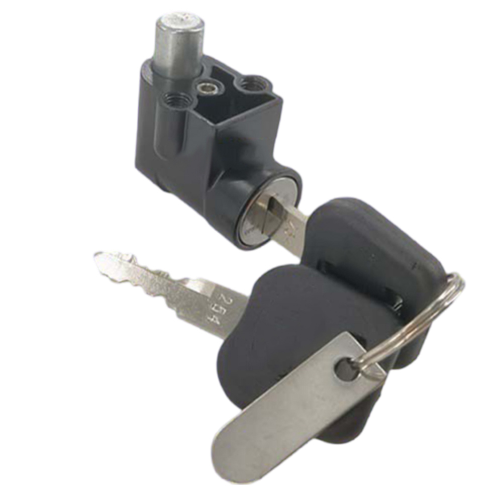 Fiets Voor-Hailong Case Lock Power Lock Sleutel Voor-Hailong 1 Batterij Case Voor-Hailong Ebike vervangende Accessoires: Light Grey