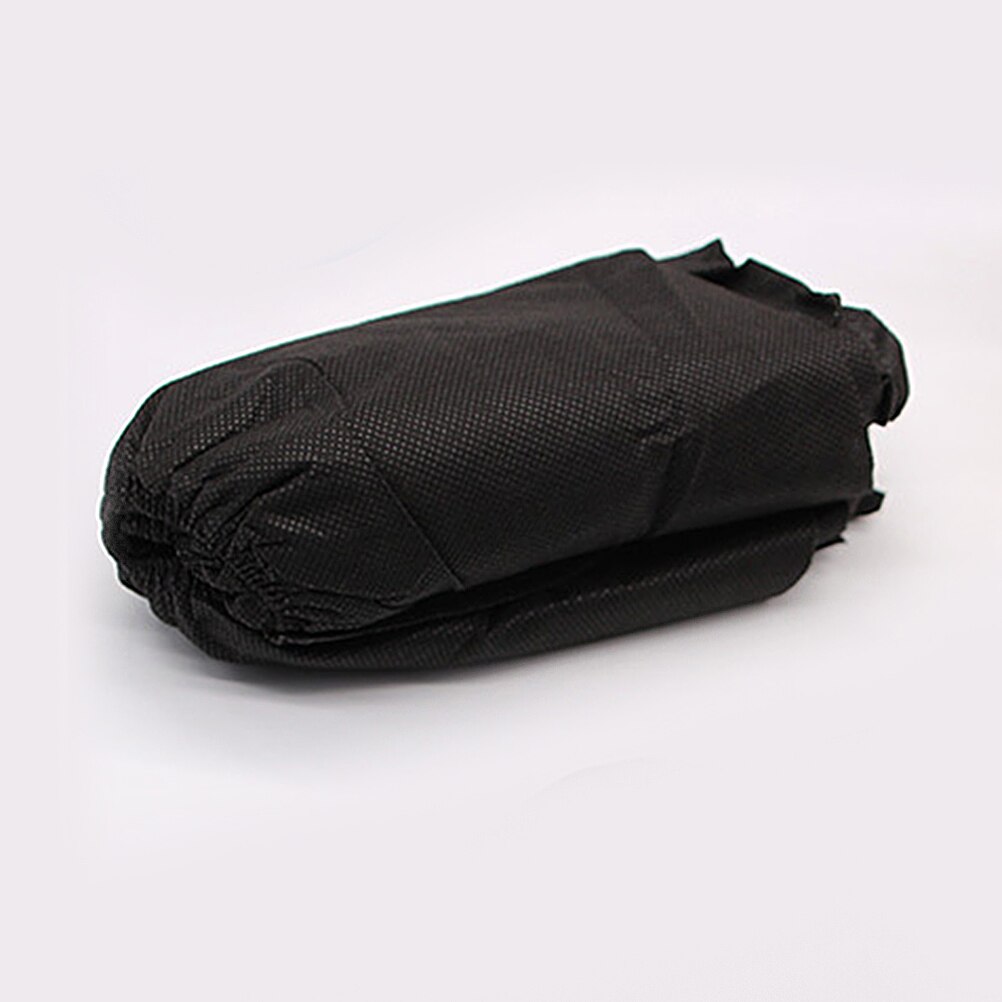 Cubierta de zapato desechable no tejida, 100 piezas, negra, gruesa, no tejida, antideslizante