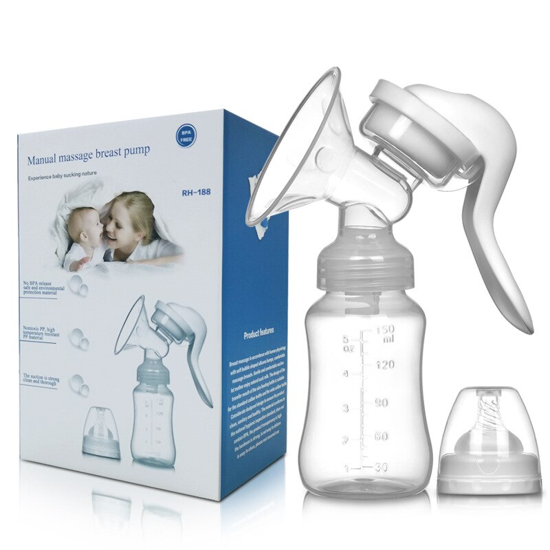 Eenzijdige Handkolf Grote Borstvoeding Pomp Borstvoeding Melk Extractor Baby Siliconen Fles Borstvoeding Accessoires