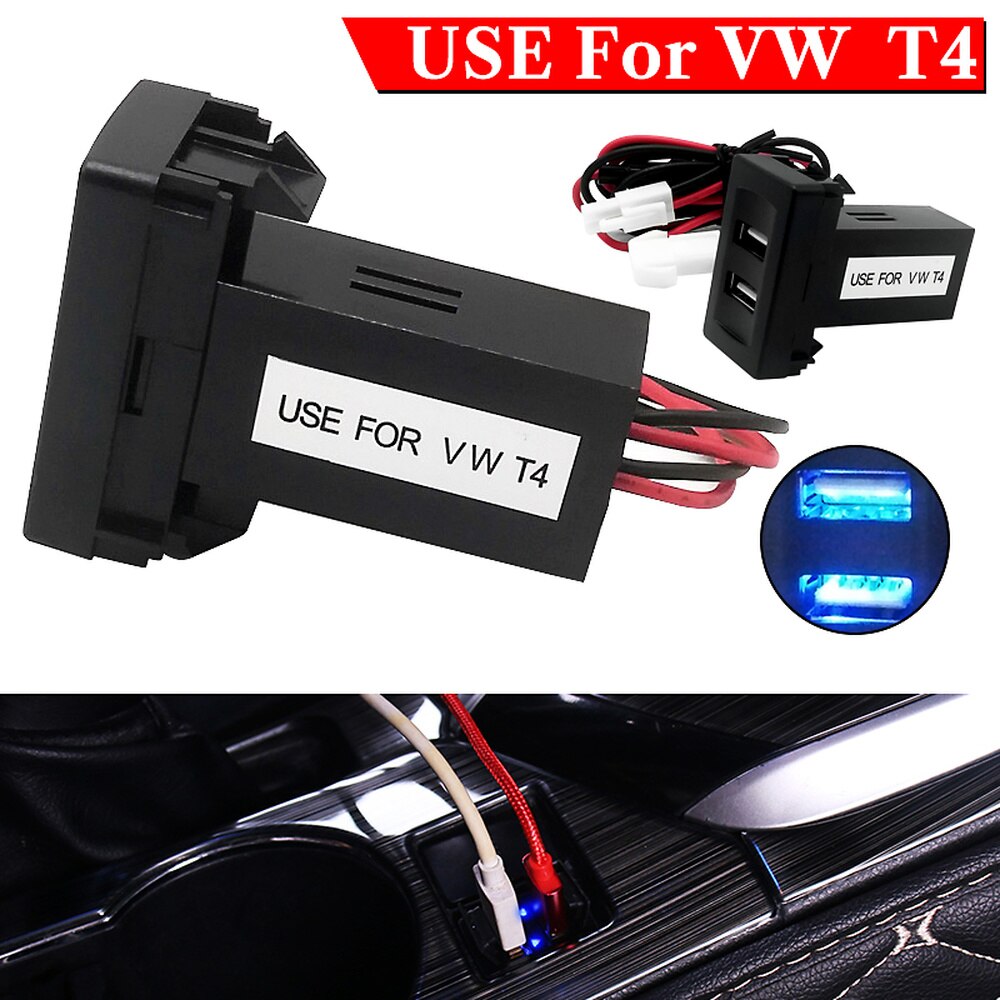 Auto Ladegerät Dual USB Auto Auto Ladegerät ehicle Power Inverter Konverter für Volkswagen für VW T4 Auto Ladegerät Spezielle Auto