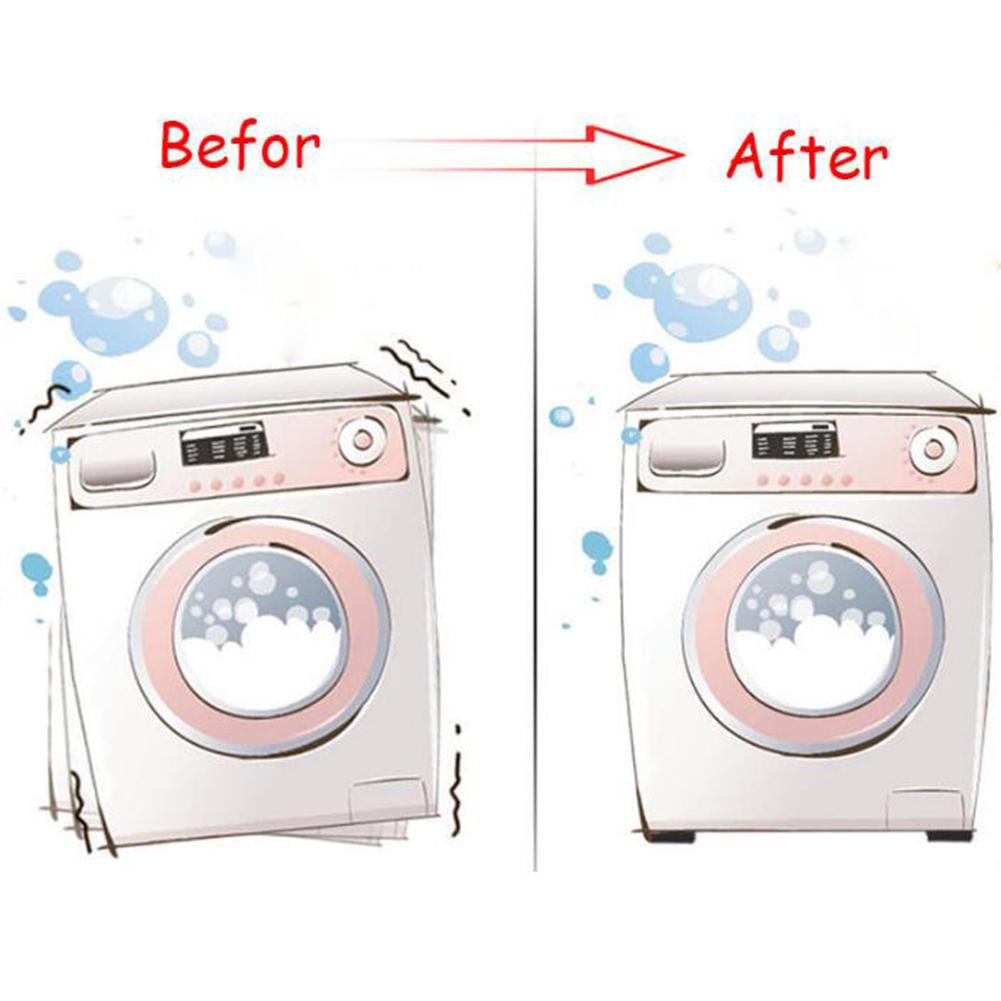 4pcs/set Anti-vibration Pad Washer Anti-Slip Mats Shock Absorbers Noiseless Pad for Washing Machine