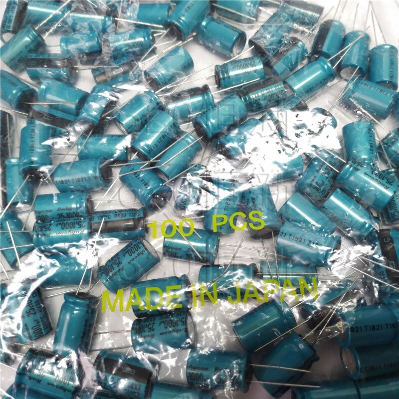 20 sztuk nowy RUBYCON RX30 25V1000UF 12.5X20MM kondensator elektrolityczny rx30 1000 uF/25 V 130 stopni 1000UF 25V