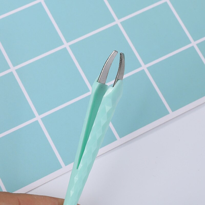 1pcs Eyebrow Tweezers Stainless Steel Pincet Straight Tip Eyebrow Tweezers Face Hair Removal Tools Tweezer
