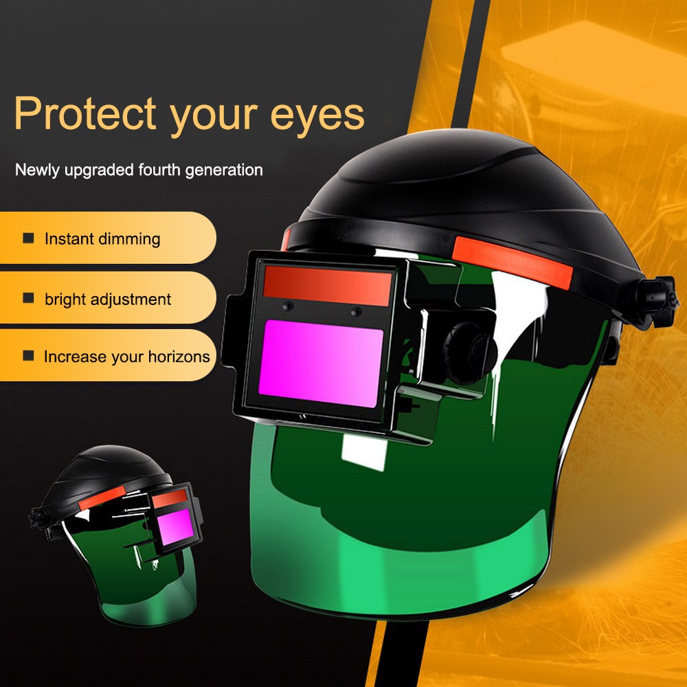 Helm Solar Automatische Verduistering Lassen Masker Slagvast Splash Glare Veiligheid Lassen Masker Lassen Beschermende Tool