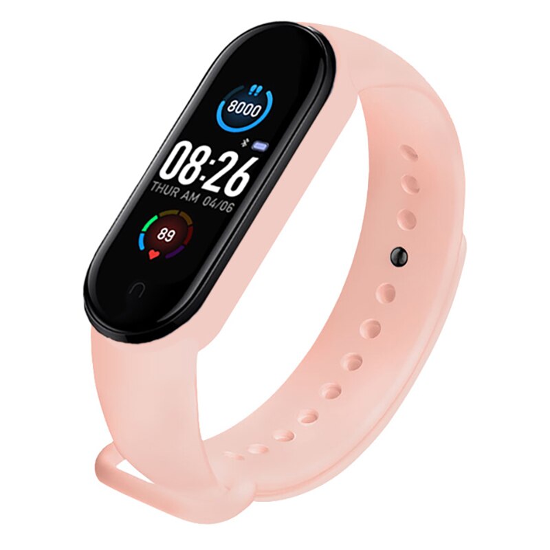 M5 Smart Band Fitness Trcker Sport Bracelet Pedometer Heart Rate Blood Pressure Bluetooth Health Wirstband Weather Smartwatch: LotusColor