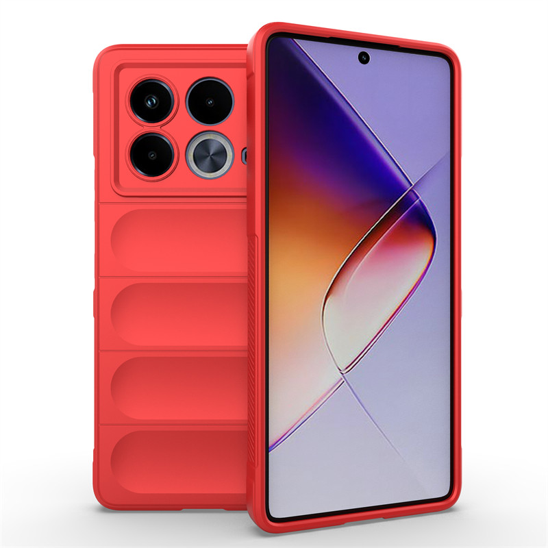 For Infinix Note 40 5G Case Infinix Note 40 5G Cover Original Luxury TPU Shockproof Protective Phone Cover Infinix Note 40 5G: Red