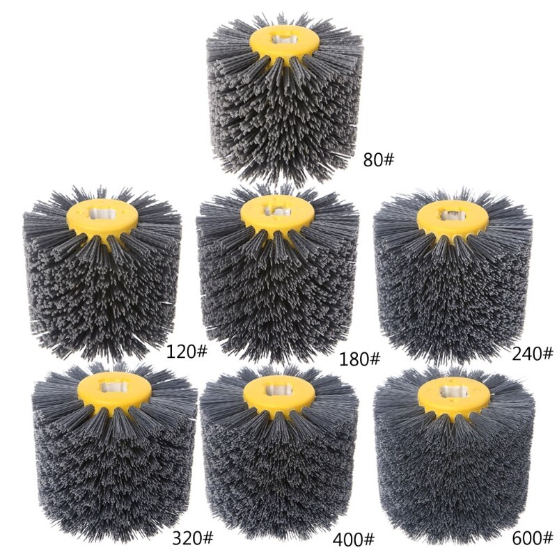 Deburring Abrasive Wire Drawing Round Brush Head Polishing Grinding Buffer Wheel