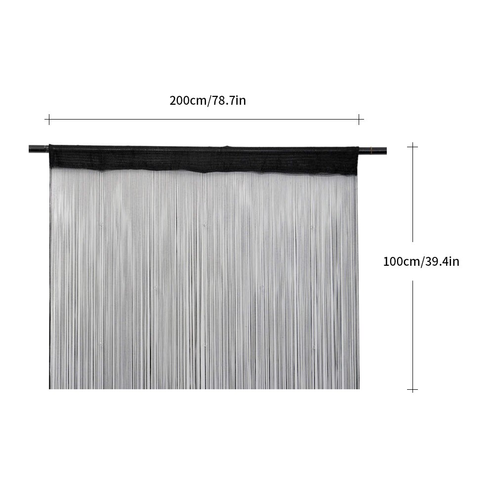 Kleurrijke String Chain Gordijn Shiny Kwastje Lijn Gordijnen Venster Deur Divider Drape Woonkamer Decor Volant Woondecoratie