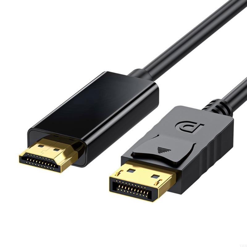 Y1UB Displayport do HDMompatible Converter Lable Męs: Różowy