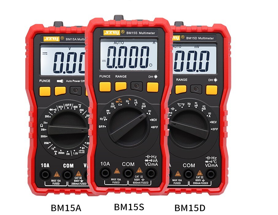 Digitale multimeter hoge precisie intelligente elektricien auto-range multifunctionele draagbare kleine multimeter