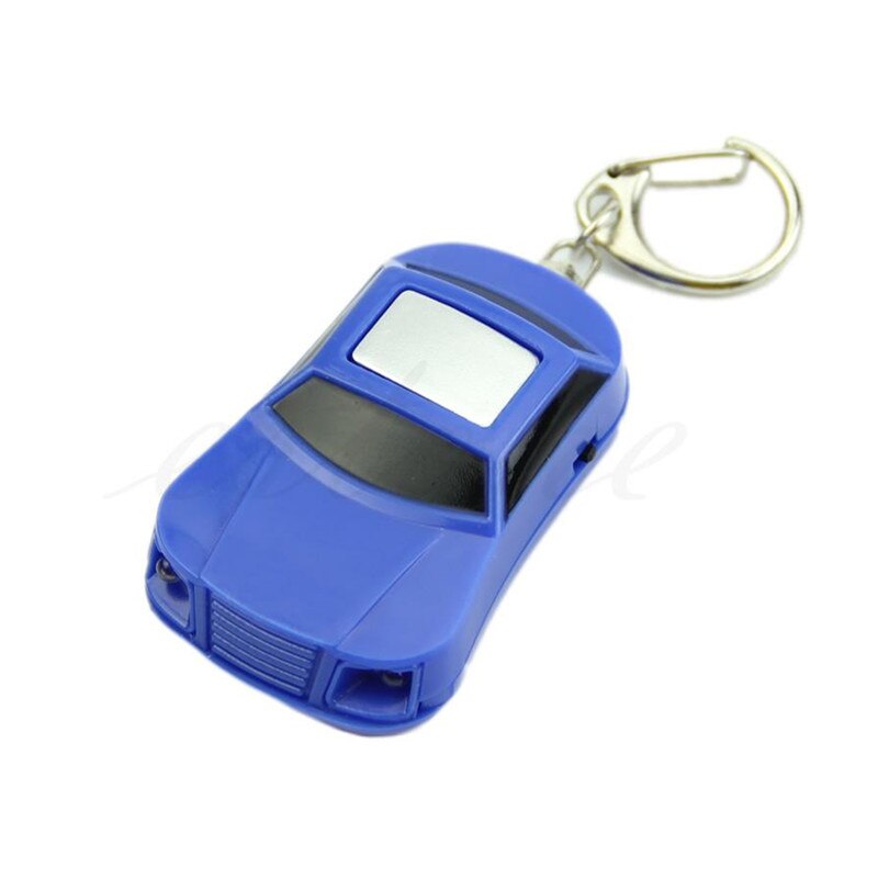 Anti-lost mini led bil fløjte nøgle finder blinkende bip fjernbetjening børn nøgle tegnebog placatorer børn alarm påmindelse: Blå