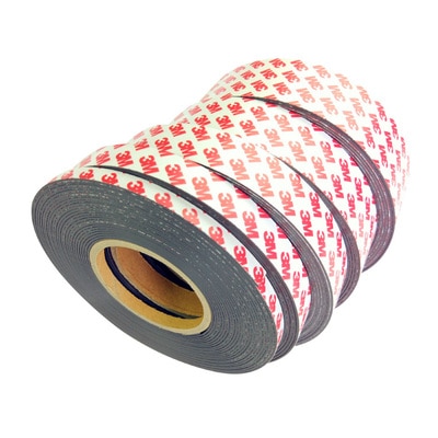 10 meter zelfklevende flexibele magneetstrip in verschillende maten, 3m breedtes rubberen magneetband