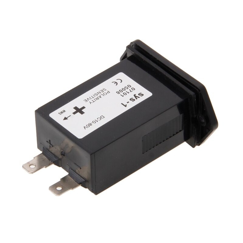 DC10V-80V Generator Sealed Hour Meter Counter For Boats Trucks Tractors Cars X6HF