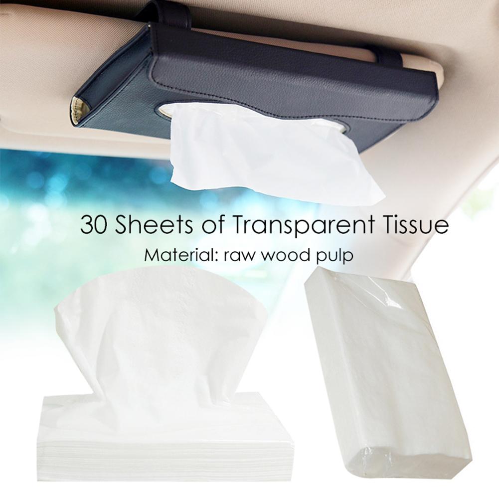 30 ark / pakke bilvævspose ansigtsservietter toiletpapirhåndklæde til daglig brug: Default Title
