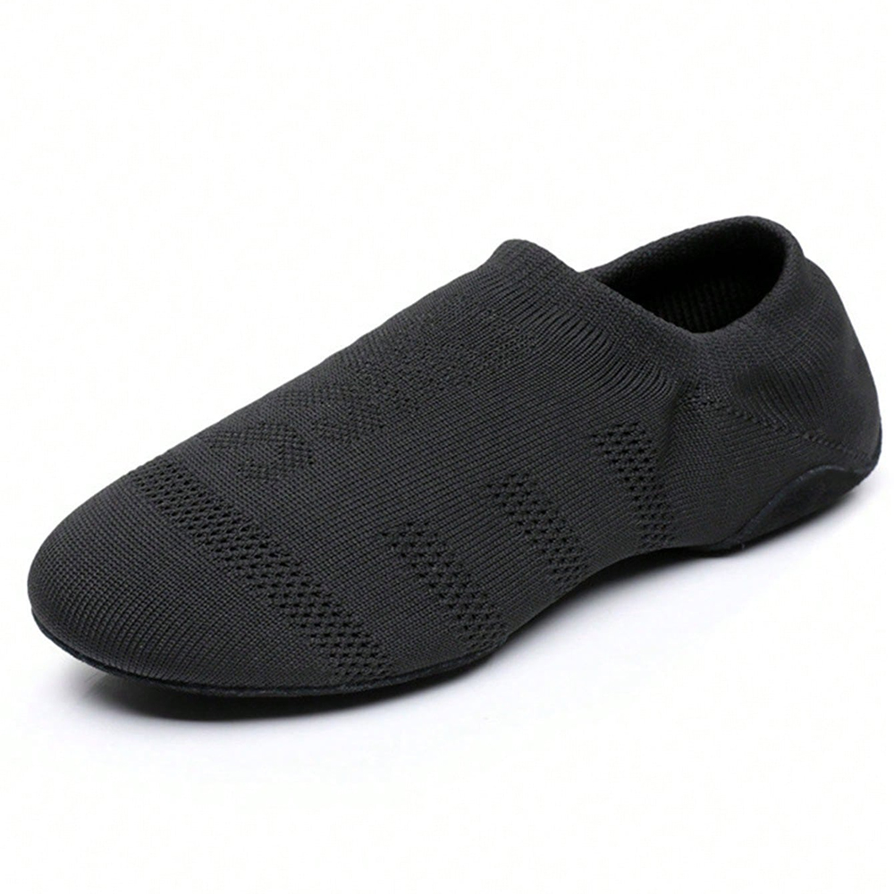 Dame balletsko til indendørssko med flad bund, bløde såler, træningsyogasko til piger, dansesneakers