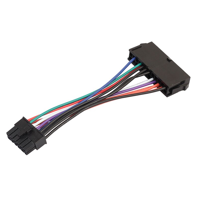 1Pcs 24 Pin Naar 12 Pin Psu Belangrijkste Voeding Atx Adapter Kabel Voor Lenovo Ibm