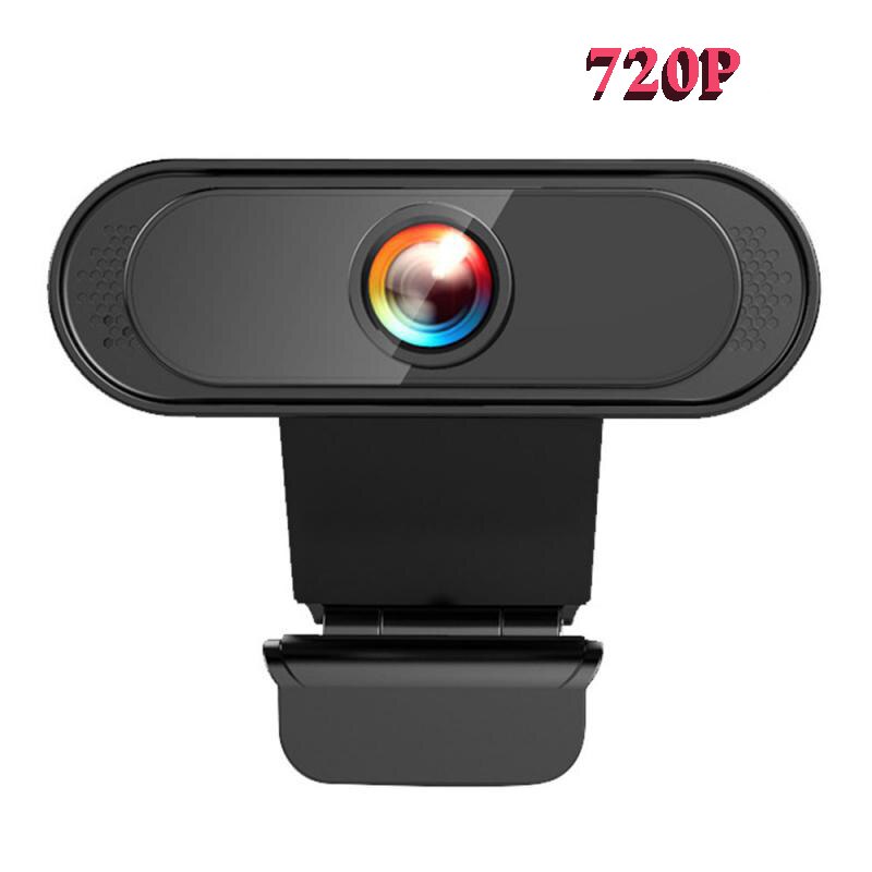 HD Webcam 1080P/720P Web Camera Auto Focus Built-in Noise Reduction Microphone 30fps USB2.0 Web Cam For Laptop Desktop: 720P