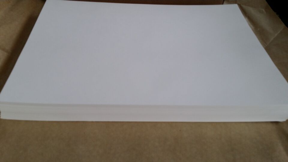 80gsm,100% baumwolle papier, knapp größe 216*279mm, Weiße farbe, stärke-freies, Wasserdicht, 100 blätter CYT015