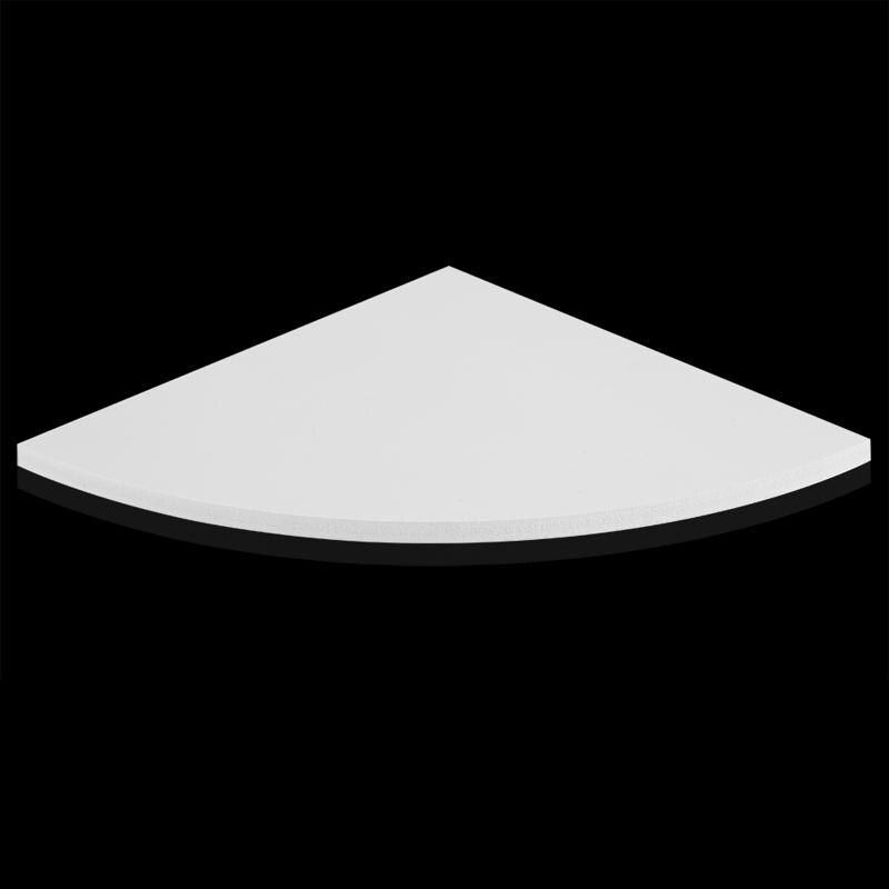 3Pcs Floating Corner Shelf Wall-Mounted Storage Rack Bookshelves Home Wall Furniture Office Decor