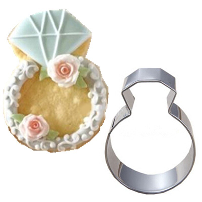 Coupe-biscuits de noël en acier inoxydable | Outil de cuisson pour gâteaux et biscuits, outils de cuisine, moules de décoration pour gâteaux: diamond ring