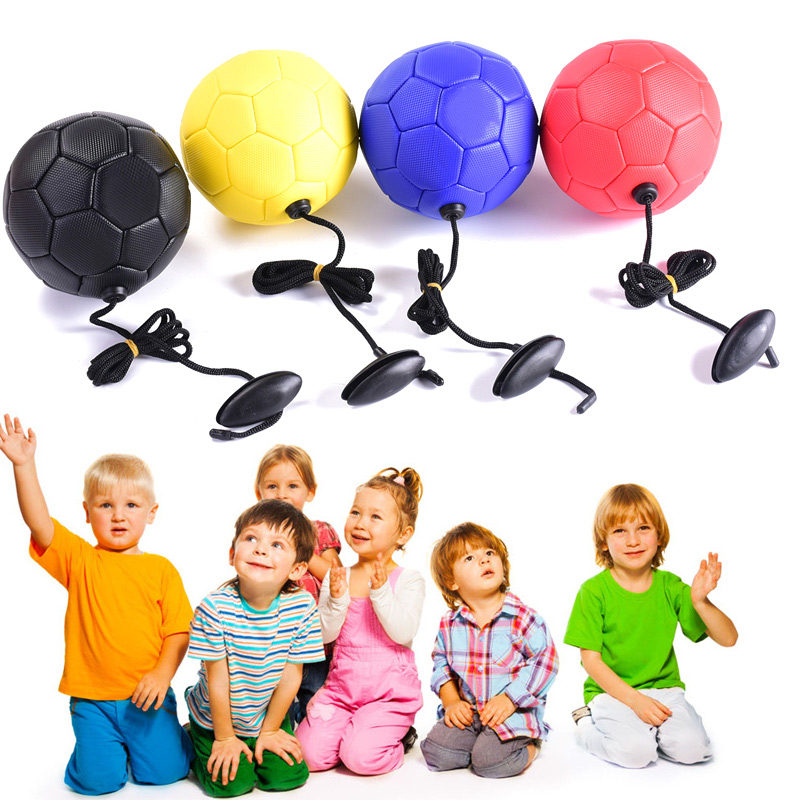 Ballon d&#39;entraînement De Football avec corde, pour enfants, débutant, entraîneur, Cage De pied
