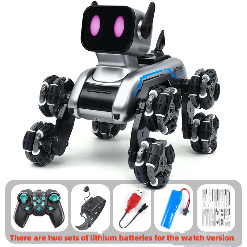 Kinder 8-Rad RC Auto Spielzeug Junge Intelligente Maschine Hund Fernbedienung Auto 8-Rad Stunt Fernbedienung Geburtstag Spielzeug