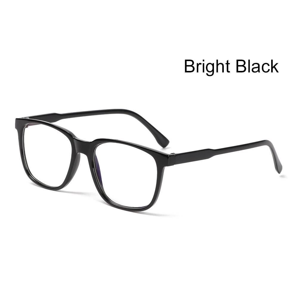 1 PC Vintage Unisex Blue Light Blocking Radiation Protection Computer Gaming Glasses Anti Glare Vision Care Safety Goggles: Bright black	4