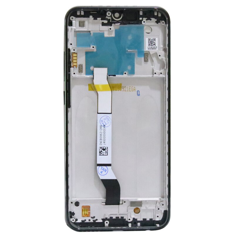 Pantalla Original de 6,3 pulgadas con marco para Xiaomi Redmi Note 8, pantalla LCD, digitalizador táctil, piezas de reparación: note8 black frame