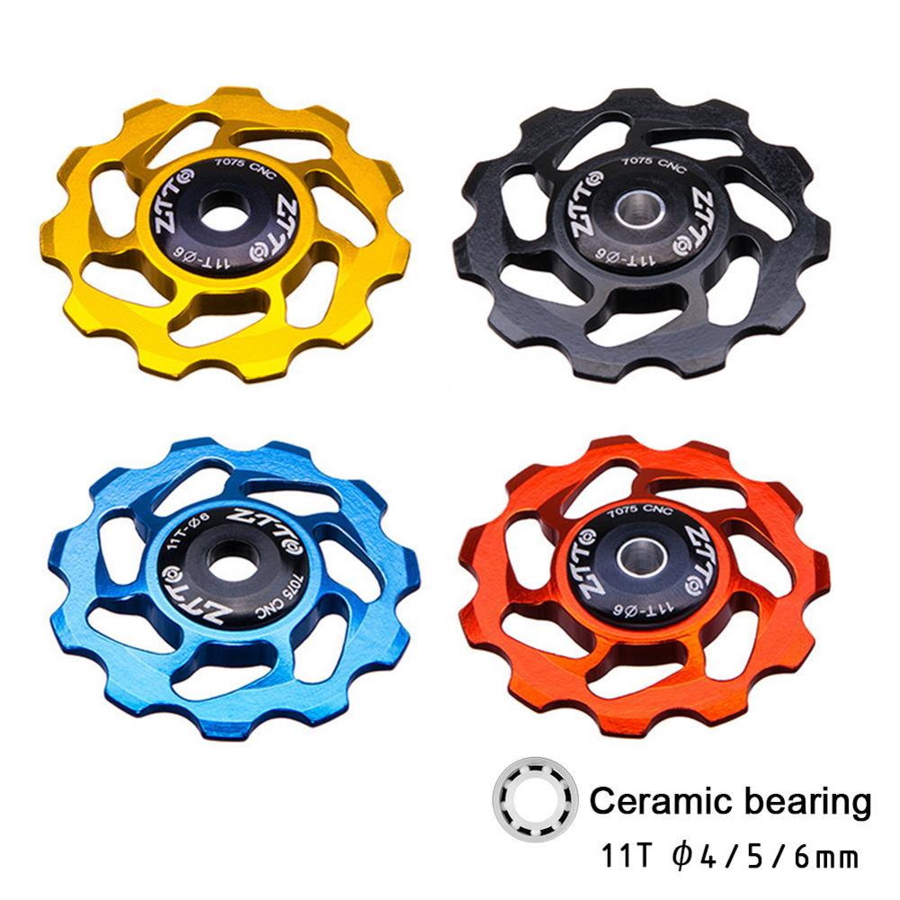 11 T Aluminium Mtb Fiets Achterderailleur Pulley Jockey Racefiets Gids Roller Spanner Deel Fietsen Accessoire