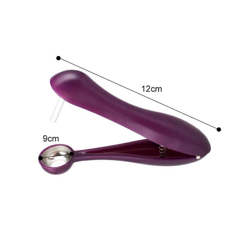 Purple Cherry Seed Remover Vegetable Fruit Olive Core Pit Kitchen Gadgets Accessories Remove Too: Default Title
