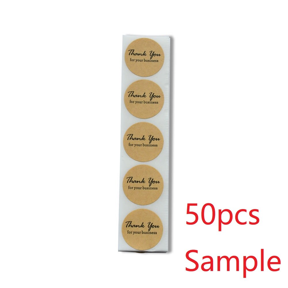50 Stuks Handgemaakte Met Liefde Stickers Bakken Label Bruiloft Sticker Party Label Decoratie Envelop Seal Briefpapier Zwarte Sticker