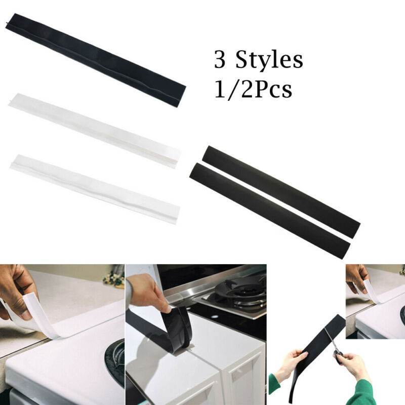 Heat Resistant Silicone Sealing Strips Stove Gap Cover Oil Dust Filler Mat Water Seal Kitchen Tools
