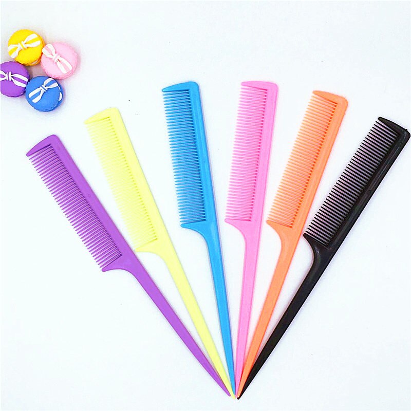 Brosse à cheveux bouclés longue dent Afro peigne Salon de coiffure coiffure longue dent style Pick style accessoire directe peigne: random