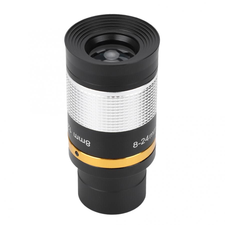 8-24mm Zoom Eyepiece Optic Telescope Lens for Star Watching Astronomical Use Photo Studio Convenient Telescope