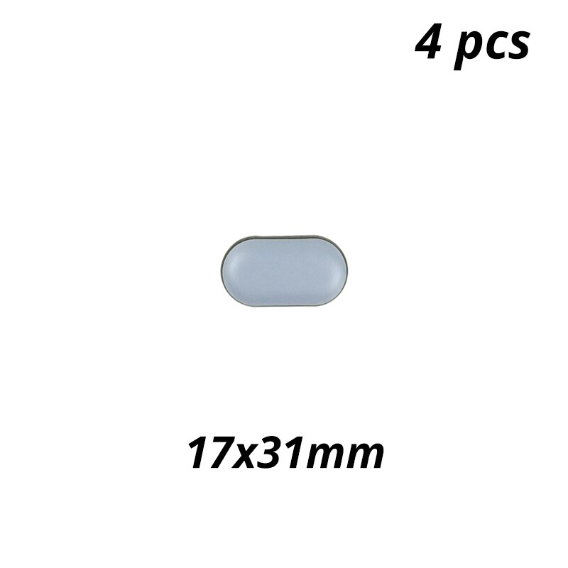 Magic Furniture Easy Sliders Felt Pad Rubber Feet Floor Protector Chair Pad Round Glides Seat Leg Protectors Table Pads: 17x31mm 4pcs