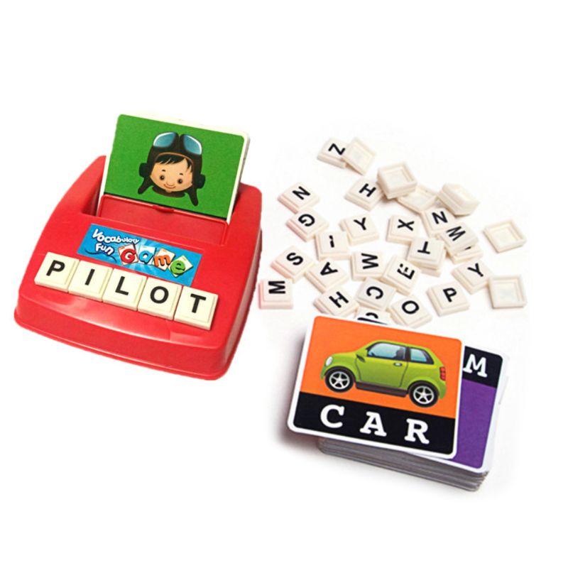 Spelling Spel Engels Brief Alfabet Vroeg Leren Educatief Kinderen Speelgoed Kinderen L41D