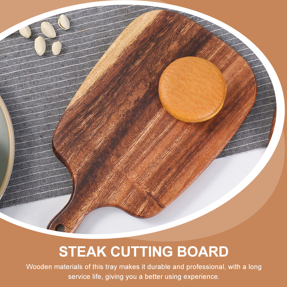 Wooden Cutting Board Sushi Storage Tray Rectangle Cake Plate Table Serving Tray