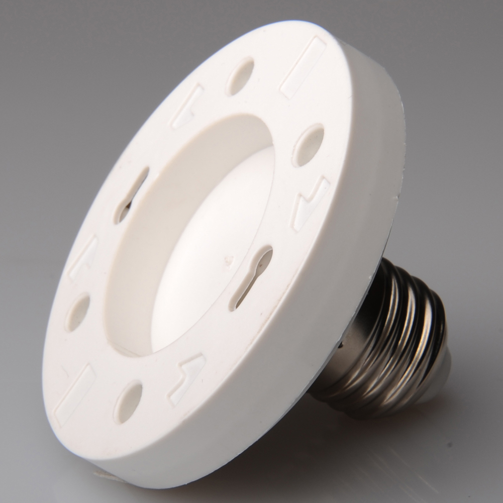 1pcs E27 To GX53 Socket Base Screw LED Light Lamp Bulb Holder Adapter Converter | UK