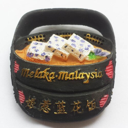 Malaysia Greece Fridge Magnets Tourist Souvenir Melaka Kuala Lumpur 3d Resin Relief Scenery Refrigerator Sticers Home Decor: 1