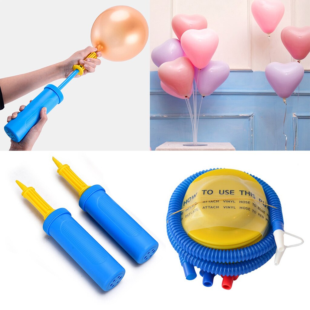 Portable Balloon Pumps Hand Held/Foot Compressor Gas Air Pump for Inflatable Toy Balloons Accessories