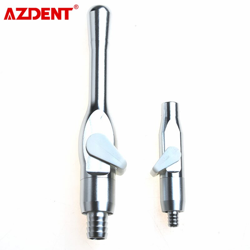2 stk/sæt dental aluminium universal spyt ejektor sugeventiler se hve spids adapter dyse stærke og svage spidser